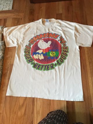 Vintage Woodstock 99 T - Shirt Adult L