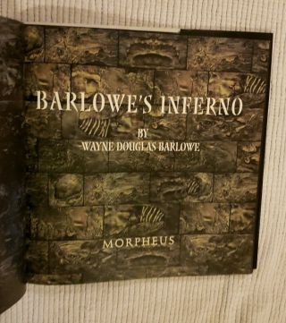 Barlowe ' s Inferno by Wayne Barlowe Motpheus First Edition 1998 4