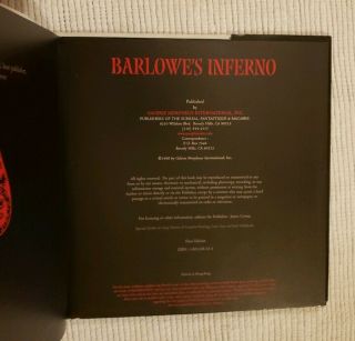 Barlowe ' s Inferno by Wayne Barlowe Motpheus First Edition 1998 5