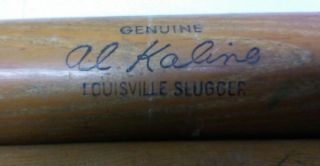 1960s Al Kaline Ak3 Vtg Baseball Bat Full Size Cracked