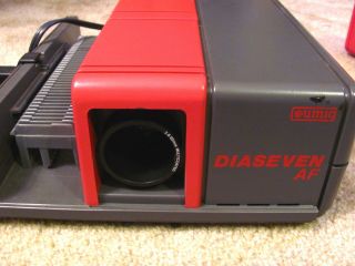 Eumig Dia Seven Af Vintage Slide Projector,  Remote 2.  8 / 85mm Lens