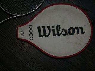 Vintage Wilson Tennis Racket T2000 With Case 2