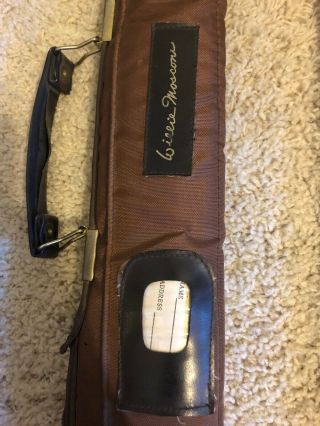 Vintage Pool Cue with Willie Mosconi Soft Case 2