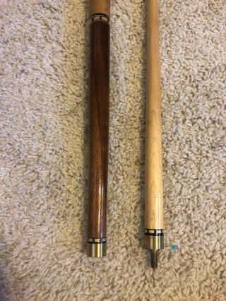 Vintage Pool Cue with Willie Mosconi Soft Case 4