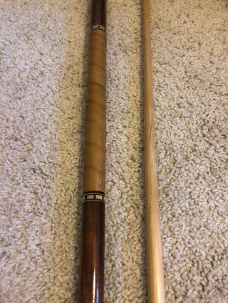 Vintage Pool Cue with Willie Mosconi Soft Case 5