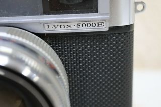 Yashica IC Lynx 5000E Rangefinder Film Camera,  Yashica Lens with Case - 213 6