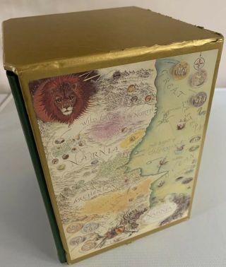 The Chronicles Of Narnia By C S Lewis 1996 Hardback Folio 7 Book Set Slipcase