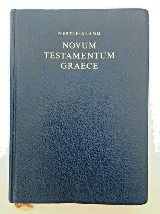 Greek Testament Novum Testamentum Graece Nestle - Aland 27th Ed Vintage Bible