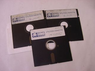 (3) Vtg 5.  25 Floppy Disks - Sumo Systems Utilities Disk 4.  2 Dos