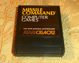 Missile Command Cartridge For Atari 400/800/xl/xe Computer Comes Guaranteed Game