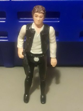 100 Vintage Star Wars Kenner Han Solo Complete Small Head Nm