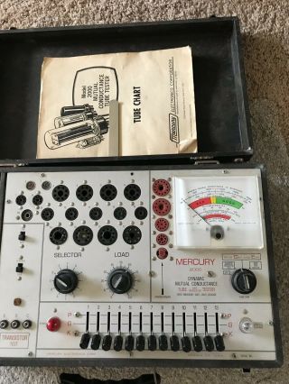 Mercury 2000 Dynamic Mutual Conductance Tube And Transistor Tester
