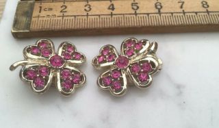 Sparkling Vintage Clip On Earrings By Sarah Coventry