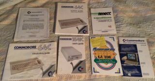 Commodore 64c Computer Introductory & Systems Guide 1541 - Ii Disk Drive (7 Books)