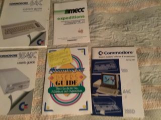 Commodore 64C Computer INTRODUCTORY & SYSTEMS GUIDE 1541 - II DISK DRIVE (7 books) 3