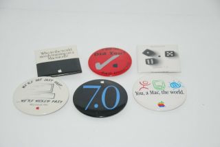 Variety Of Vintage Apple Pins