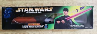 Vintage Star Wars Power Of The Force Electronic Darth Vader Lightsaber 1996