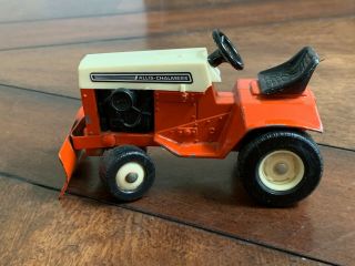 Vintage Ertl Allis Chalmers Lawn Garden Tractor With Blade.  1/16 Scale