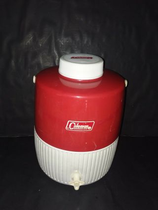 Vintage 1976 Coleman 2 Gallon Water Cooler (- Shape)
