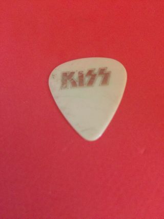 Kiss Bruce Kulick Signature White Gold Guitar Pick - Vintage Hot In The Shade?