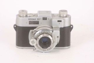 Vintage 1949 Kodak 35 35mm Rangefinder Camera With 50mm F3.  5 Lens
