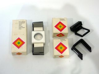 Polaroid Sx - 70 4 Piece Accessory Set - Close Up Lens,  Flash Diffuser,  Lens Shade
