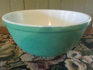Vintage Green Pyrex Mixing Bowl 403 8 1/2 "