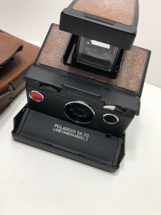 SX - 70 Model 3 Polaroid Land Camera with Case 2