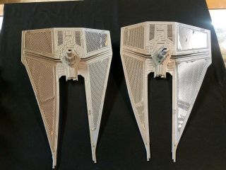 Vintage 1983 Kenner Star Wars Rotj Tie Interceptor Wing Set Left And Right