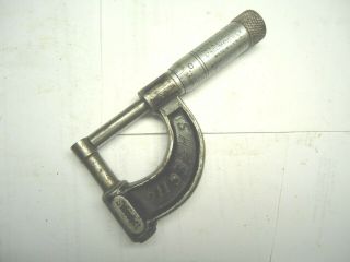 Vintage Starrett Tube Micrometer 0 - 1 " No.  569