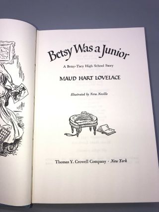 VINTAGE Betsy Was a Junior,  A Betsy - Tacy High School Story by Maud Hart Lovelace 4