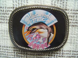 Vintage Fleetwood Mac " Penguin " Belt Buckle 1977 Midwestern,  Rock,  Pop,  Concert