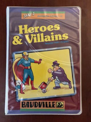 Take 1 Heroes & Villains Animation Library,  Apple Ii 2 Software Cib,  Baudville