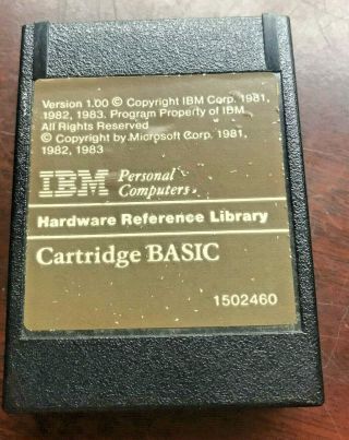Vintage Ibm Pc Computer Hardware Reference Library Basic Cartridge Media