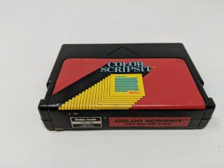 Color Scripsit Radio Shack Trs - 80 Computer Game Cartridge Vintage Tandy Coco