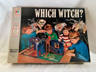 Vintage Board Game Which Witch Milton Bradley C 1970
