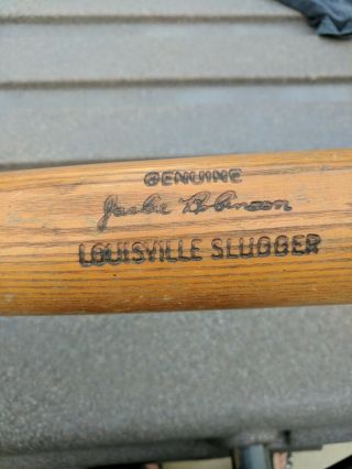 Jackie Robinson Louisville Slugger Vintage Baseball Bat 125 Powerized 33” Club 7