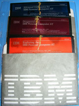 Ibm Software Advanced Diagnostics & Exploring Personal Computer At 5.  25 " Floppy