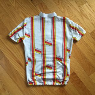 VTG 80s 90s Santini Italian Cycling Jersey Shirt Medium Made In Italy 4