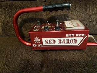Bounty Hunter Red Baron RB 12D - vintage metal detector.  Great Shape and 2