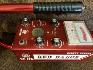 Bounty Hunter Red Baron RB 12D - vintage metal detector.  Great Shape and 4