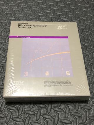 Ibm Graphing Assistant Version 1.  01 From 1984.  In Package.