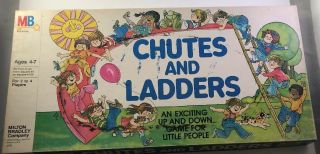 Vintage 1979 Chutes And Ladders Board Game Milton Bradley 4555 Caldor Complete