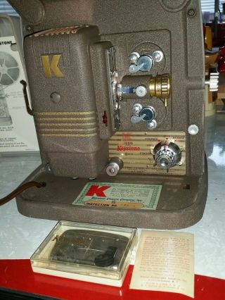 Vintage Keystone 100G 8mm Film Projector,  pls read 5