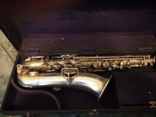 1920s Vintage Wurlitzer C Melody Saxophone,  Needs Restoration