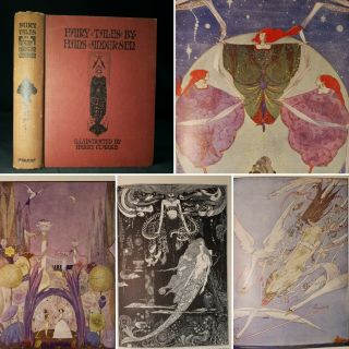 1931 Fairy Tales Hans Christian Andersen Illustrated Harry Clarke Colour Plates
