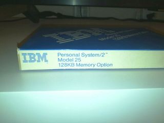 IBM PS/2 Model 25 128 KB RAM memory upgrade option DIP package PN 78X8955 2