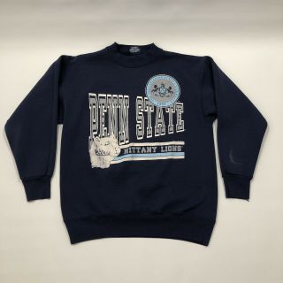 Vintage 80s 90s Penn State Nittany Lions Crewneck Sweatshirt Psu Men’s Medium M
