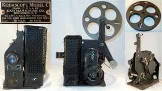 Vintage Patent 1924 Eastman Kodak Kodascope Model C 16mm Projector Repair Parts