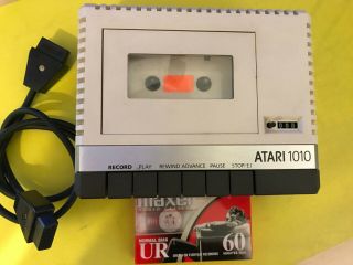 Atari 1010 Cassette Tape Recorder W/ Belts /no Power Supply